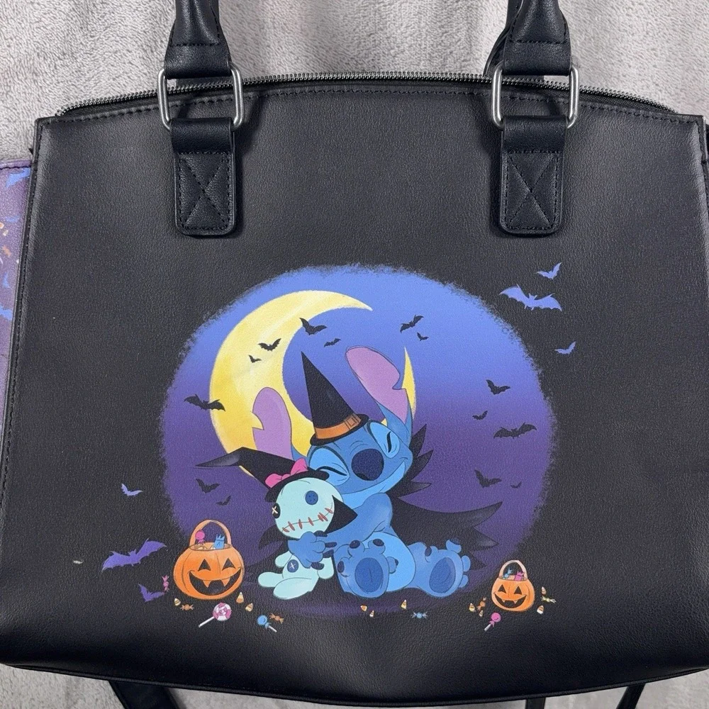Loungefly Disney Lilo & Stitch Halloween Scrump & Stitch Satchel Bag Purse